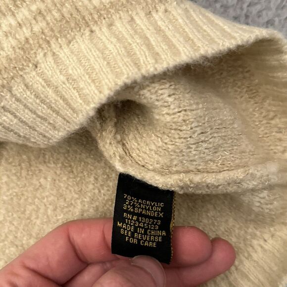 NWT Lee‎ Zebra Print Sweater Women's 2X Beige Lightweight Stretch Crew Neck - Picture 7 of 8